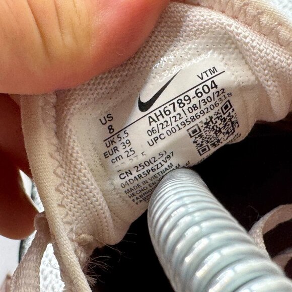 Size 8 Nike Air Max 270 Low‎ Light Soft Pink Womens Athletic Shoes AH6789-604 - Picture 9 of 10